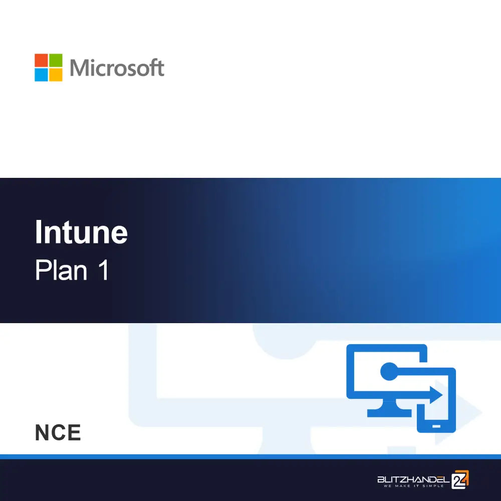 Microsoft Intune Plán 1 (NCE)
