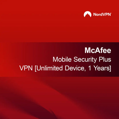 McAfee Mobile Security Plus VPN [Neomejeno naprav, 1 leto]