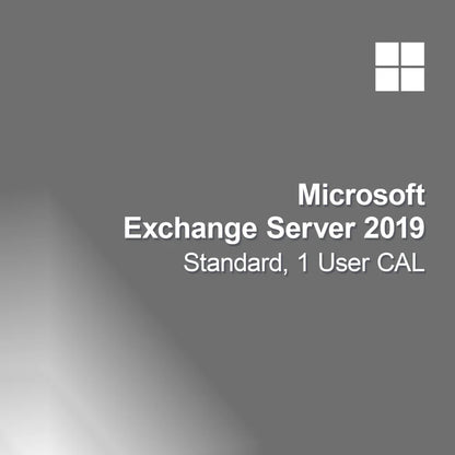 Microsoft Exchange Server 2019 Standard, 1 používateľská CAL licencia