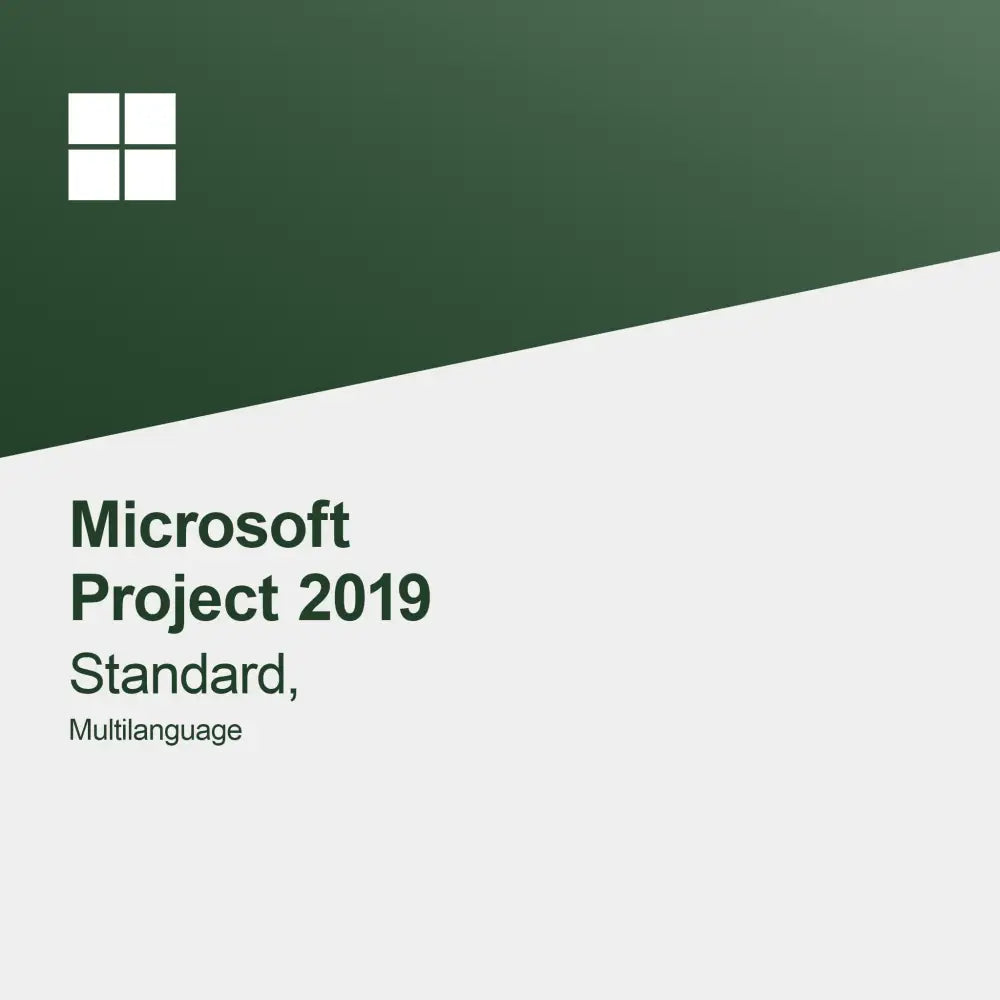 Microsoft Project 2019 Standard, viacjazyčný