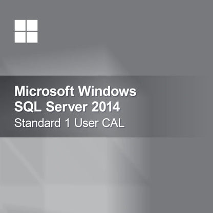 Microsoft SQL Server 2014 Standard 1 používateľská CAL licencia